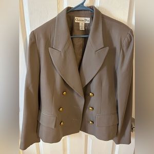 Christian Dior Vintage Purple Jacket Size 14